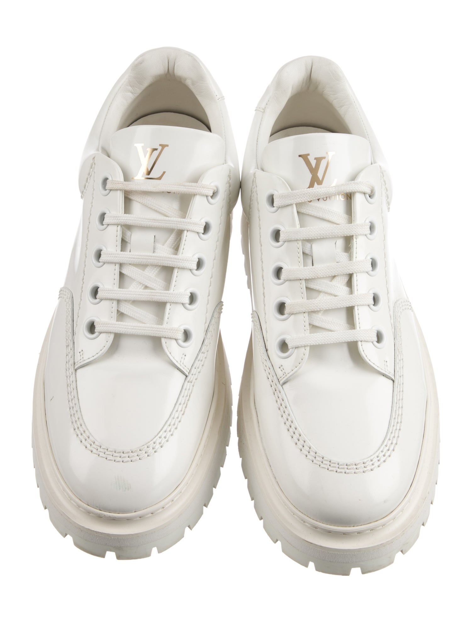 Louis Vuitton LV Monogram Leather Sneakers